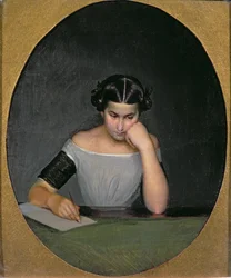 Ritratto di Olga Petrovna Zhdanovich da bambina